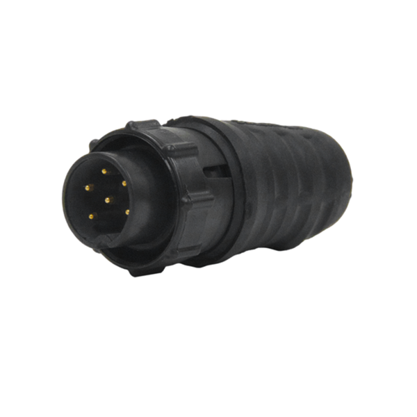 EN3C6MX 6-Way Mini Weathertight Male Cable Connector - IP68 Rated