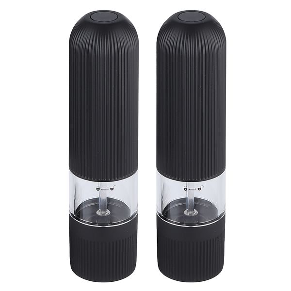 2-Piece Black Pepper Grinder Household Portable Electric Coffee Mill Grinder