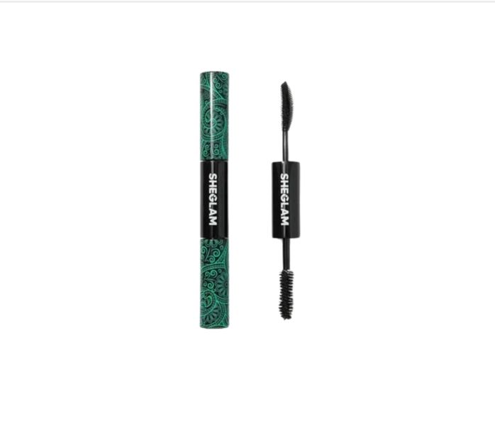 SHEGLAM Waterproof Black Mascara - Volume &amp; Length with Dual Brush