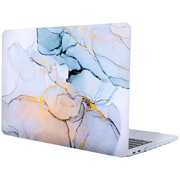 Blue Marble with Gold Trim- Laptop Skin Cover - Macbook Air M2 2022