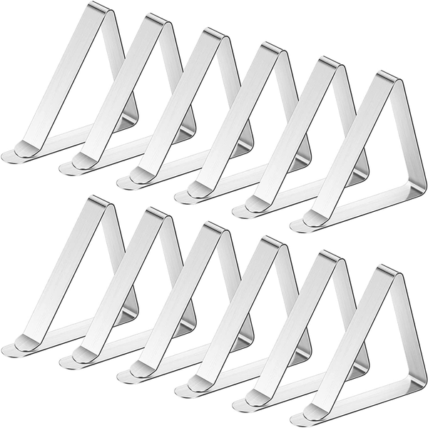Stainless Steel Tablecloth 6 Clips RK-17