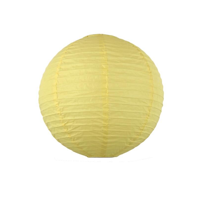 Inspire pendant lamp paper shade d40cm yellow banana