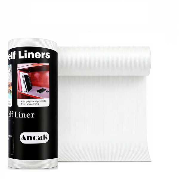 EVA Shelf Liner Clear Washable 12 Inch x 30 FT(360 Inch) Cabinet Liner