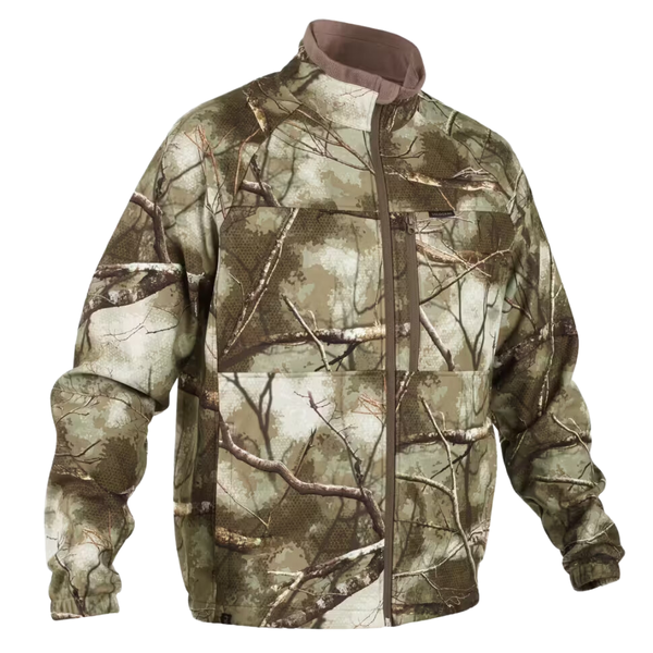 Solognac Hunting Fleece Silent Warm Water-Repellent 500 Treemetic