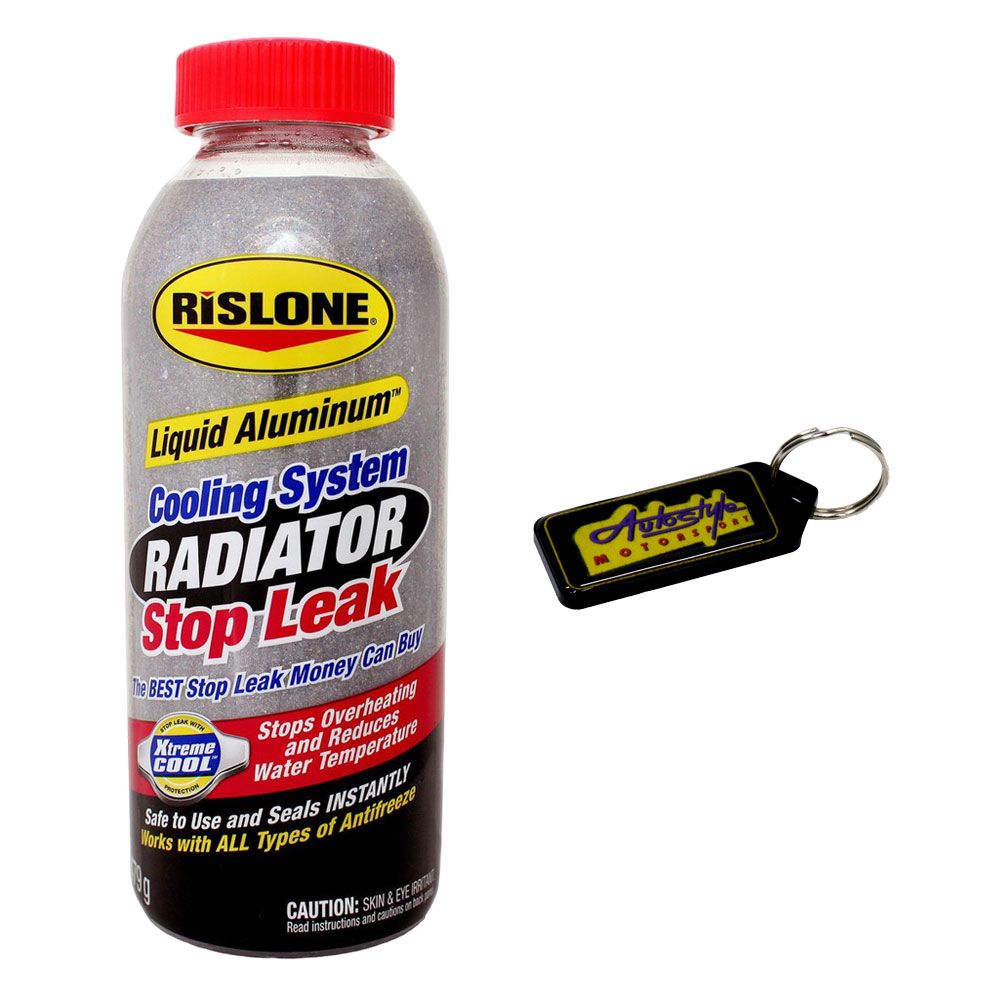Rislone Liquid Aluminium Radiator Stop Leak 479g & Gel Key Holder