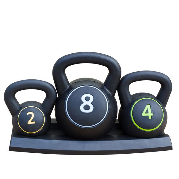 Slazenger Kettlebell Set - 2KG, 4KG &amp; 8KG