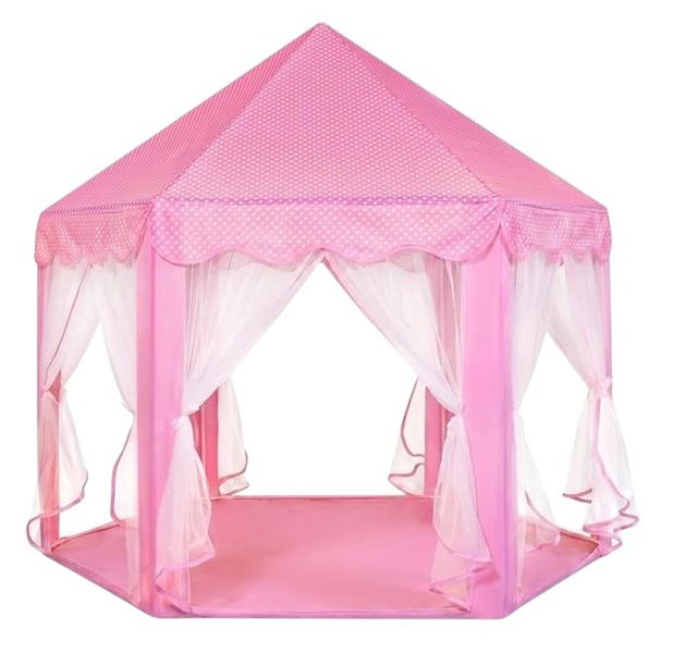 Pink Princess Castle Tent for Girls