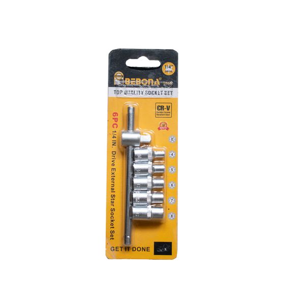 Bebona 1/4" Drive Socket Set