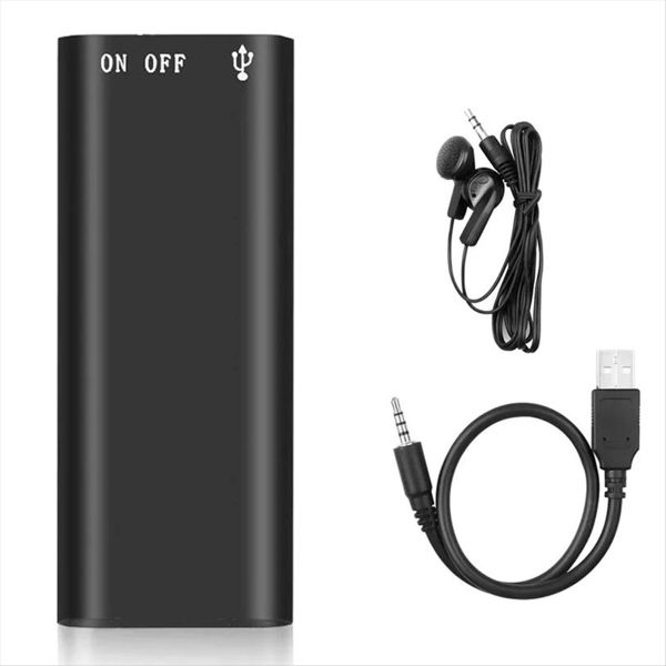 Digital Voice Recorder Mp3 Player 192Kbps Wav Audio Recorder 8Gb