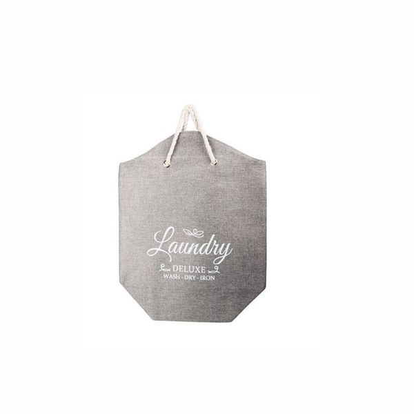Cotton Rectangular Laundry Bag Rope Handles