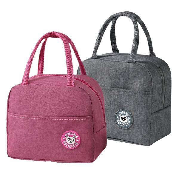 Insulated Tote Lunch Bags, Leakproof Lunch Box For Work - 2 Piece
