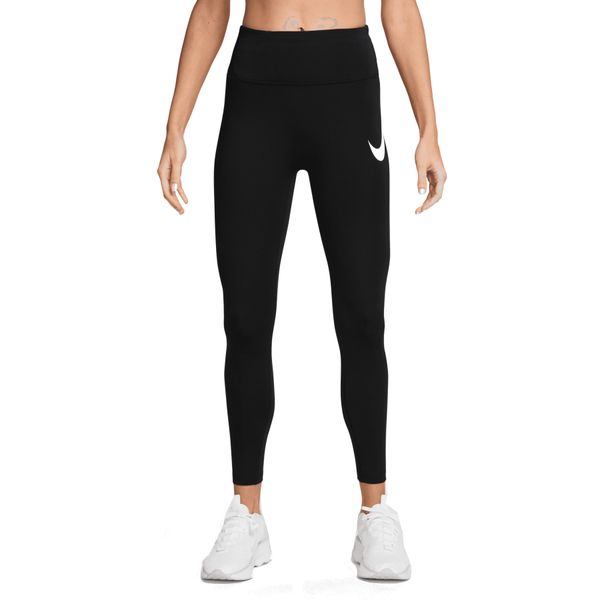 Nike Women's Tempo High-Waisted 7/8 Leggings - Black/Reflective Silver