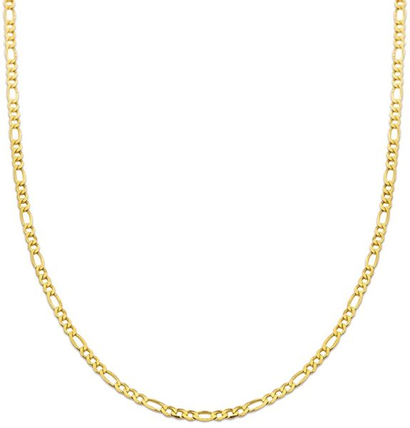 Broadway Jewellers - 9ct Yellow Gold - Figaro 3+1 Link Chain - 45cm