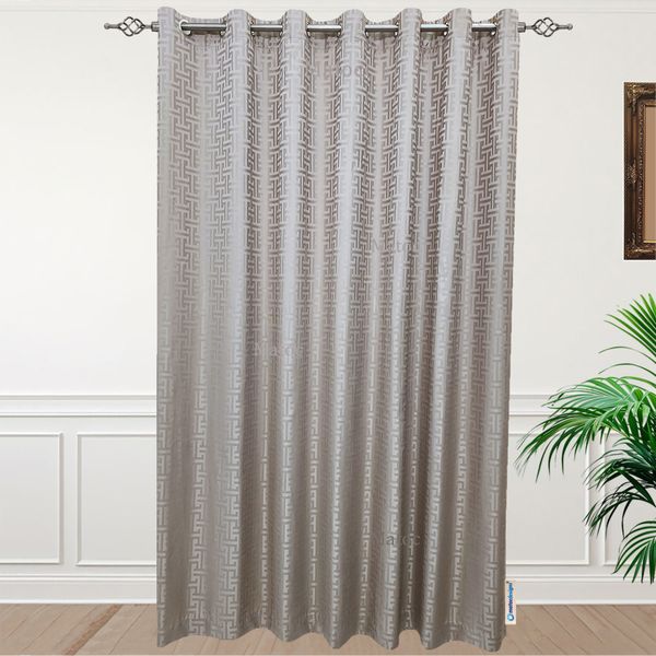 Matoc Designs Curtain - Labyrinth Stone - Lined - Eyelet