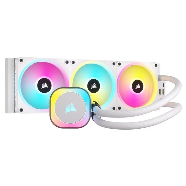 Corsair iCUE LINK H150i RGB AIO Liquid CPU Cooler - White