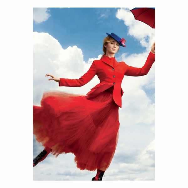 Mary Poppins Flying - A1 poster