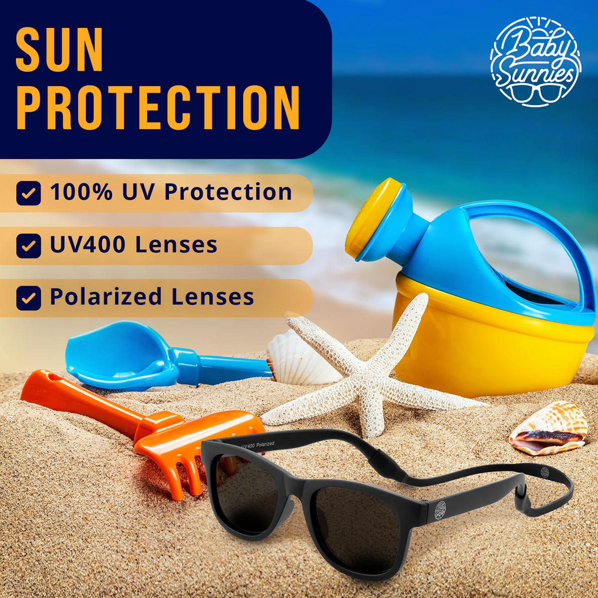 Polarised Baby Sunglasses by Baby Sunnies Shop Get it