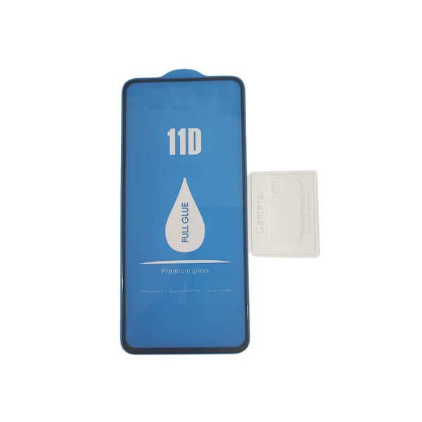 11D Full Curved Tempered Glass and Camera Lens Protector for Mi 10T Pro