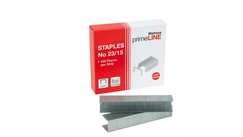 Primeline - Staples 15mm No23/15 (Box 1000) x 2