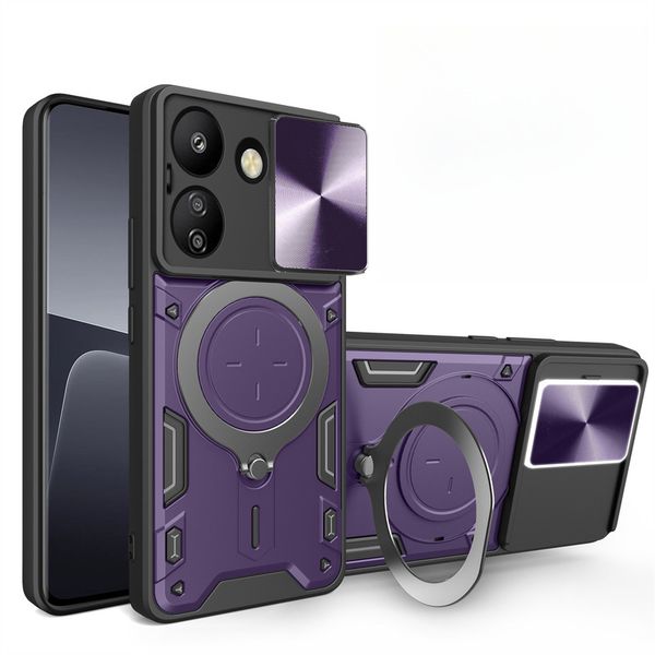 VIrelle Shockproof Protective case with Slide Camera Cover Compatible with Iphone 15 pro max
