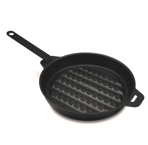 Ipac Antonio Grill Pan Air BBQ 28cm Carbon Steel