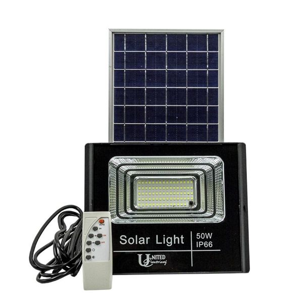 United - 50W LED Floodlight With Solar panel