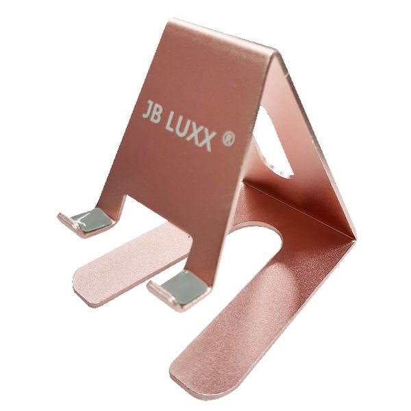 JB Luxx Desktop Stand For Mobile Phones, Tablets, iPad - Rose Gold