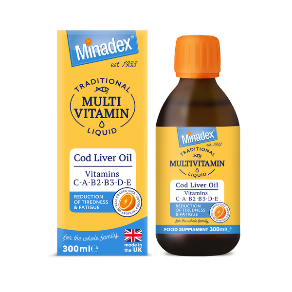 Cod Liver Oil &amp; Multivitamin Liquid 300ml
