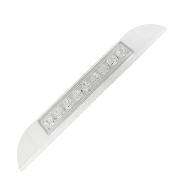 9 Led Awning Light 12V 24V Waterproof 256Mm White Compatible with Universal