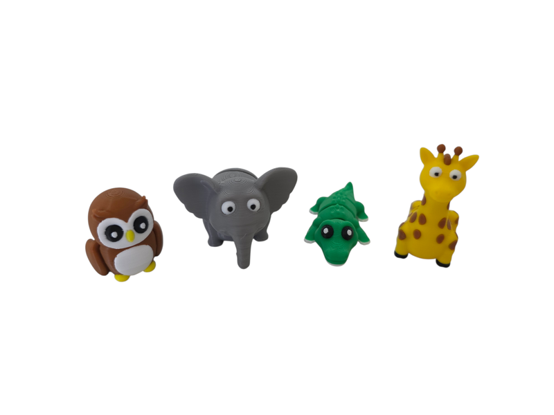 Wigglies - On Safari - Mini Wiggly Safari Animals set