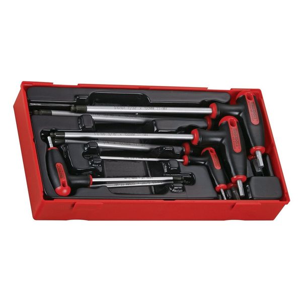 TengTools - T-Handle Hex Set AF, 7 Piece - TTHEX7AF