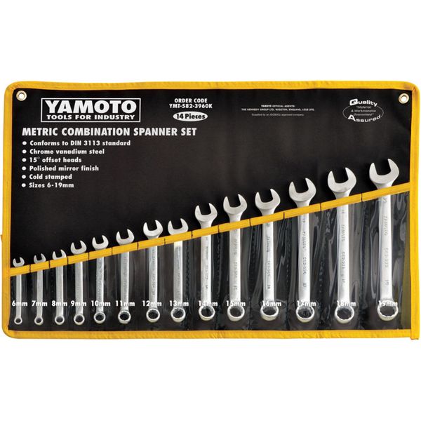 6-19Mm Cv Combination Wrench Set 14 Piece