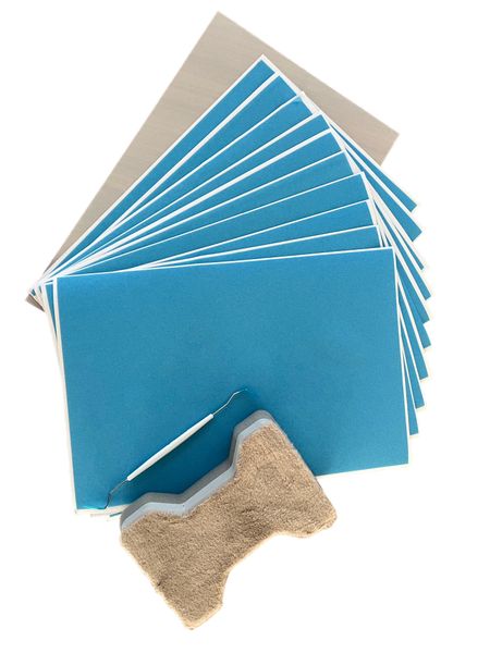 Rhinestone Template Material - Flock Kit (30cm x 20cm each _10 sheets)