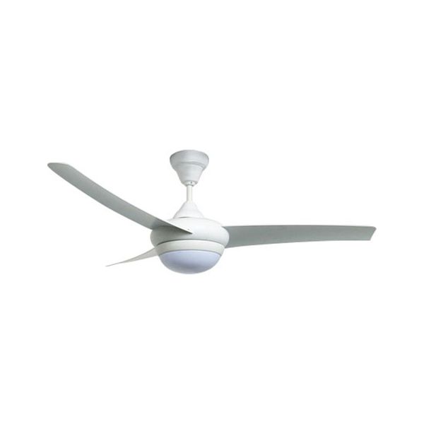 Ceiling Fan White 3 Blade With Remote And Light