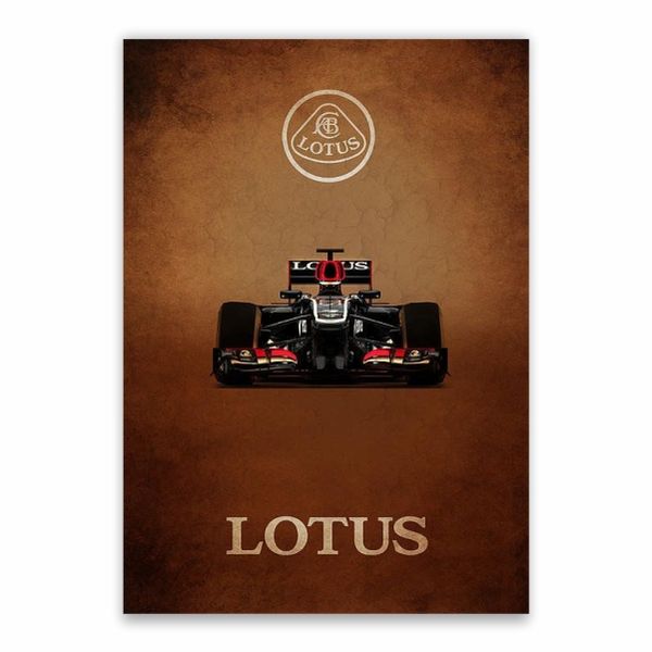 Lotus F1 Car Poster - A1