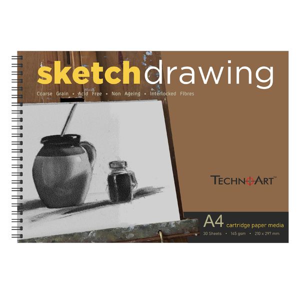 TechnoArt Wiro Sketch Drawing Pad - A4 - 30 Sheets - 145gsm