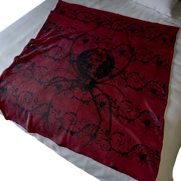 Red Spider Light Weight Fleece Blanket image