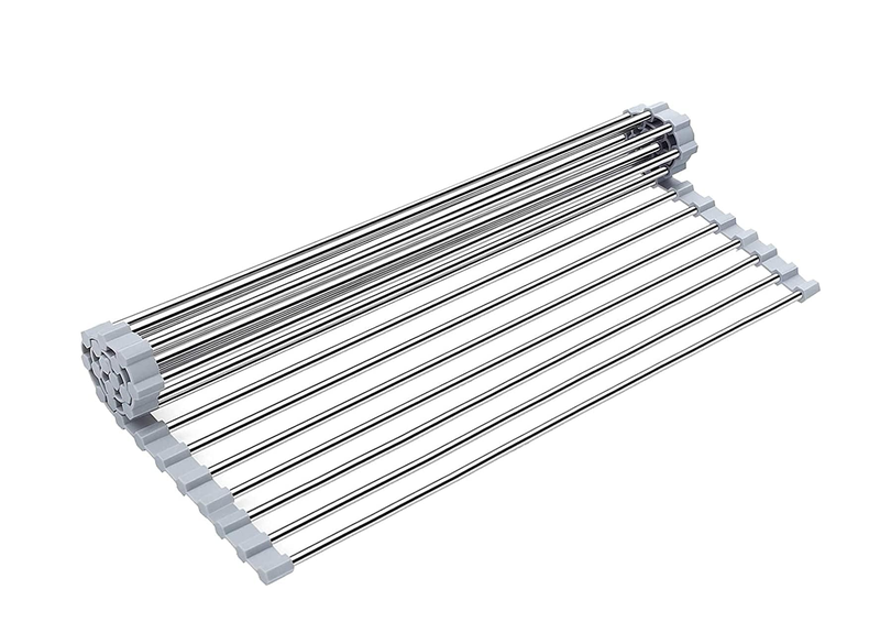 Expandable Roll Up Dish Drying Rack