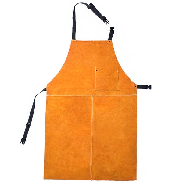 60x90cm Leather Welding Work Apron Heat Flame Resistant Apron Tools Apron