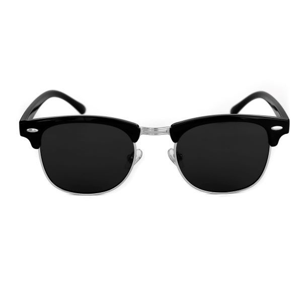 Men or Women Retro Vintage Black Metal Frame Sunglasses