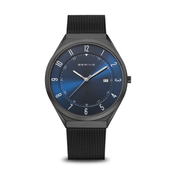 Bering Gents Ultra Slim - Brushed Grey (18740-377)
