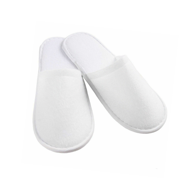 Cushioned Heel Disposable Hotel/Spa/Travel Slippers - Pack of 20 pairs