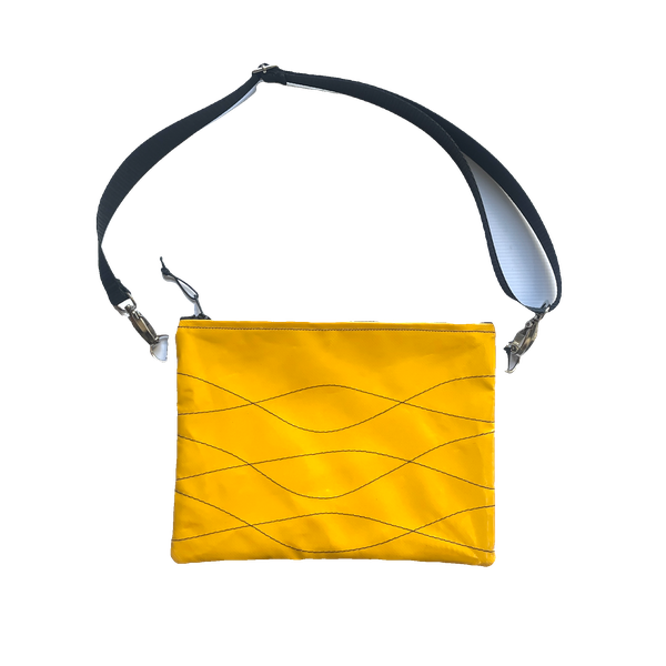 Upcycled Tarpaulin Clutch Bag