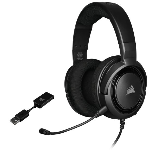 Corsair HS45 Surround Wired Gaming Headset - Carbon