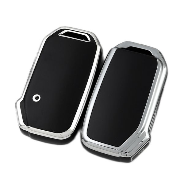 Kia Type C Buttons Car Key TPU Case &amp; Holder-Black