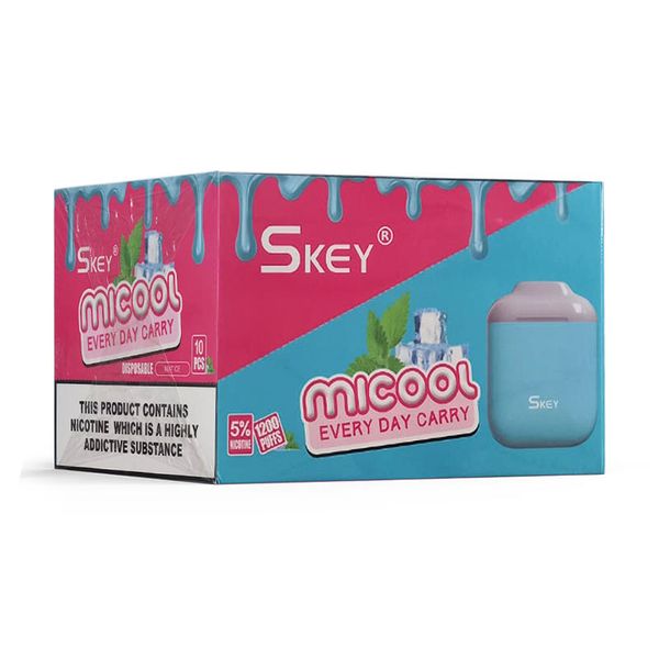 MiCool 1200 Puffs - Mint Ice 5% 10x1 Pack