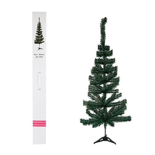 Bulk Pack x 2 Xmas Tree 91cm Green (80 Tips) Boxed