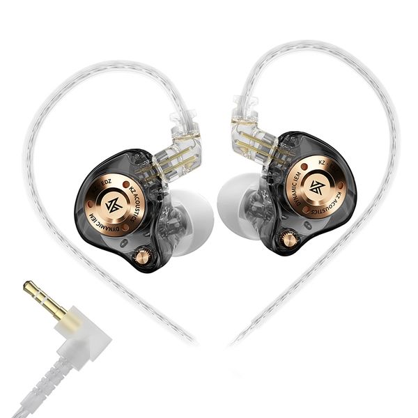 KZ EDZ In-Ear Monitors | Enhanced Clarity &amp; Performance - No Mic