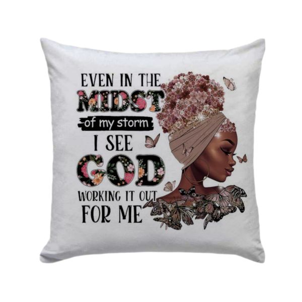 In God I Trust Gift Decor Pillow 30cm X 30cm