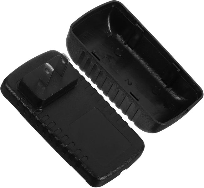 Hidden Charger Box with Secret Compartment, Compact Black for Cash